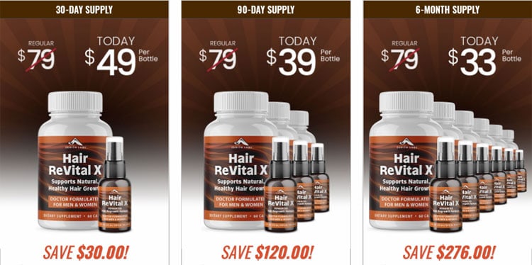 Hair Revital X Price