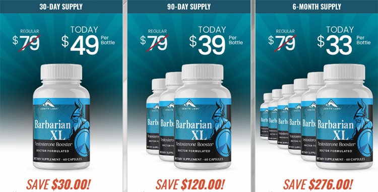 Barbarian XL Price
