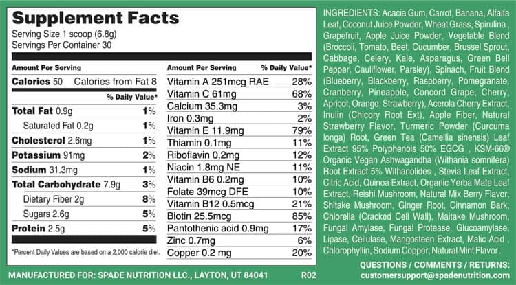 Supplement Facts