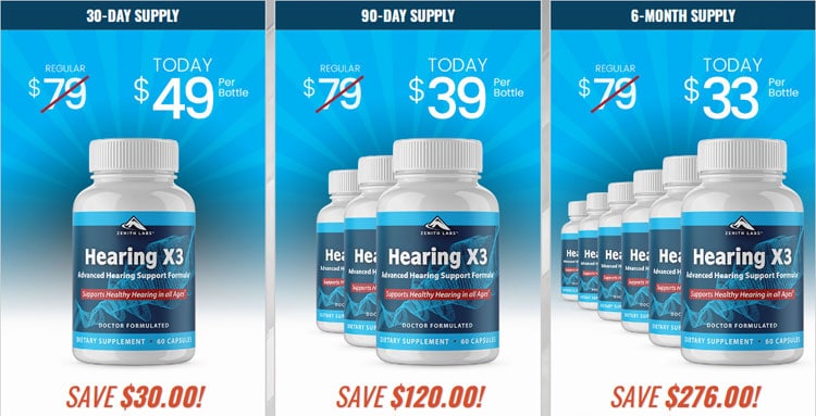 Hearing X3 Price