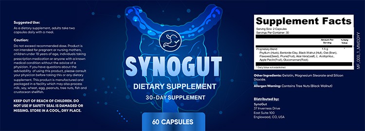 SynoGut Supplement Facts